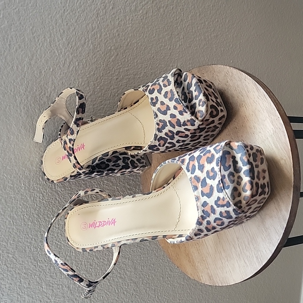 Leopard Heels